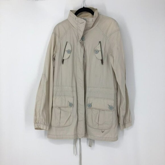 Gentle Fawn Creme utility  windbreaker jacket small - Picture 15 of 15